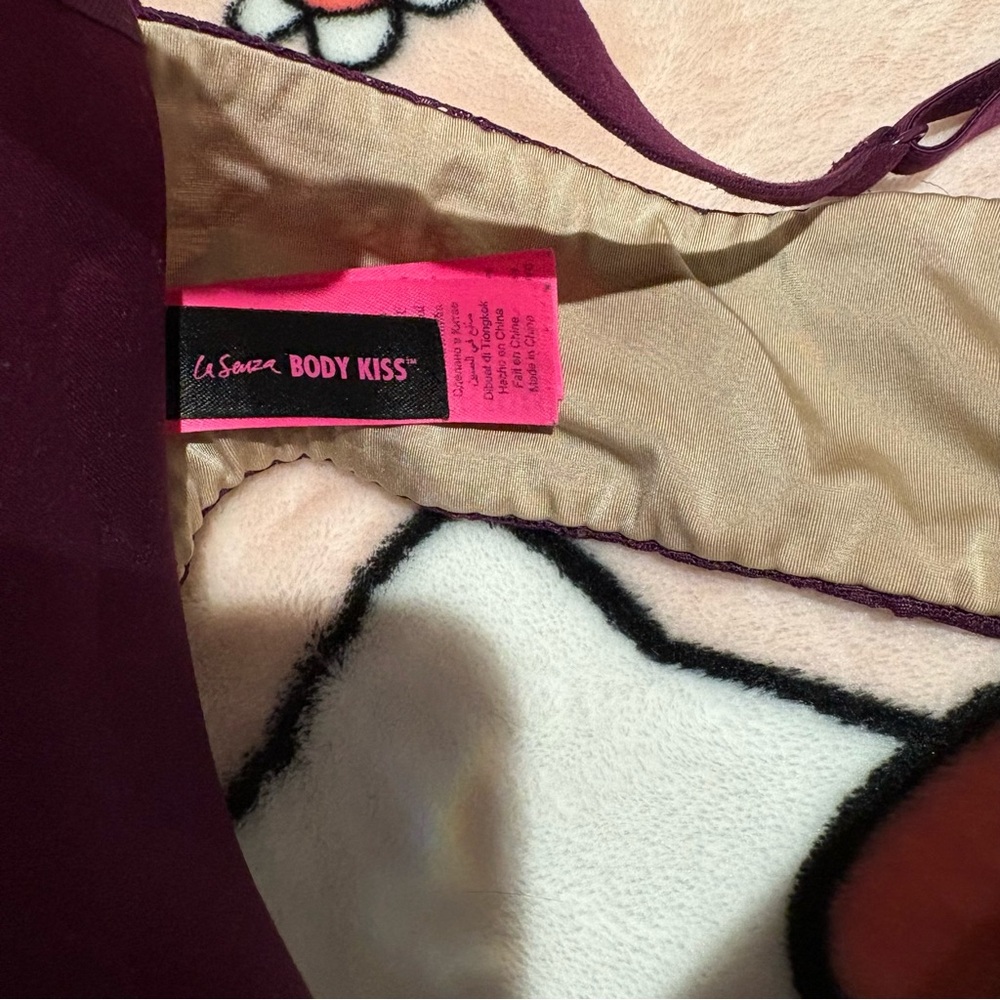La SENZA Sexy Dark Purple Racerback Bra - Picture 4 of 7